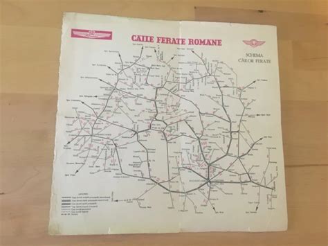 HARTA: CFR Caile Ferate Romane [anii '80] | Okazii.ro