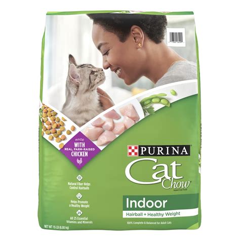 Purina Cat Chow Indoor Dry Cat Food, Chicken, 15 lb Bag - Walmart.com