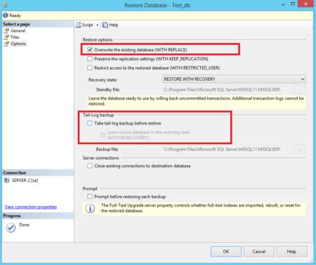Image result for How to Restore DB Using Microsoft SQL Server