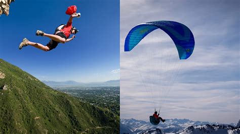 Difference Between Paragliding & Base Jumping