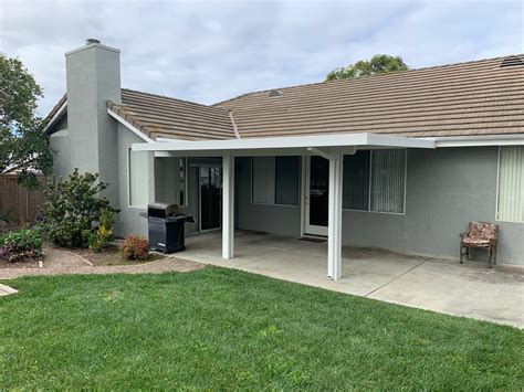 Solid and Lattice Patio Cover Installation in Oceanside, CA Recent Project