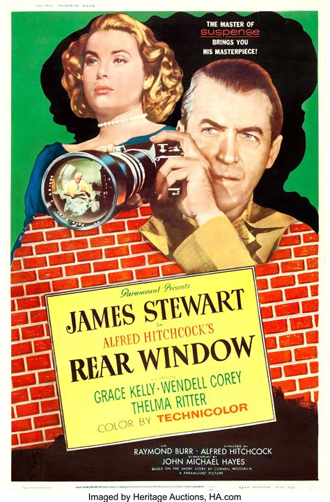 Rear Window (Paramount, 1954). Poster (40" X 60") Style Y.. ... | Lot ...