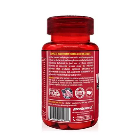 Myogenetix VITAGENETIX 30 Time Release Caplets (30 Tablets) – Halt