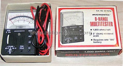 Image result for Micronta 8 Range Multitester