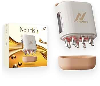 Nexlev Electric Hair Oil Applicator NOURISH Oil applicator with Red ...