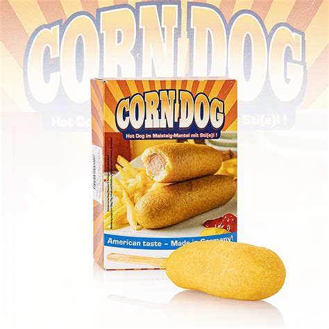 Corn Dogs on a Stick, Damhus, 250g, 5 x 50g, Cardboard | GOURMET ...