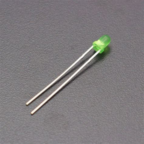 3mm Emitting Diode DIY Project Green Light Lamp LED – REES52