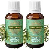 Soulflower Tea Tree Essential Oil for Skin, Hair, Face, Acne Care ...