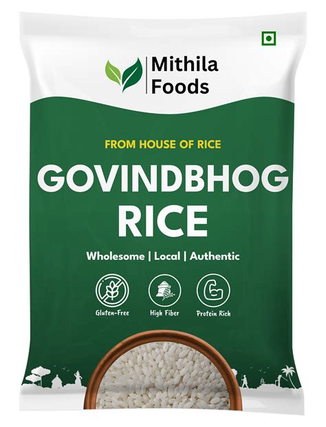 Govind Bhog Rice | Aromatic Rice for Kheer | Mithila Foods