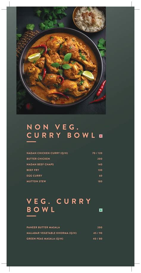 Menu at Santhosh Bake House, Melattur