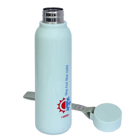 Jaypee Brightsteel Insulated Water Bottle, Hot and Cold, Steel, Cherry