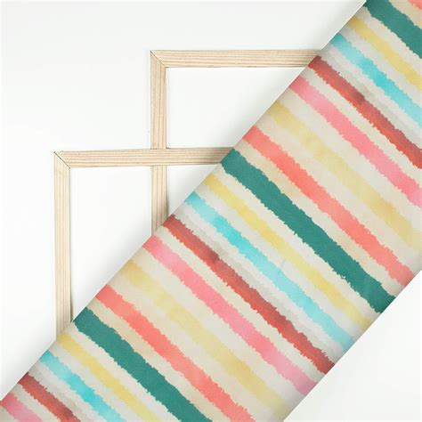 Mustard Yellow And Blush Red Shibori Pattern Digital Print Crepe Silk ...