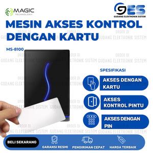 Jual Mesin Akses Kontrol Pintu Magic MS8100 Door Access Control Machine ...