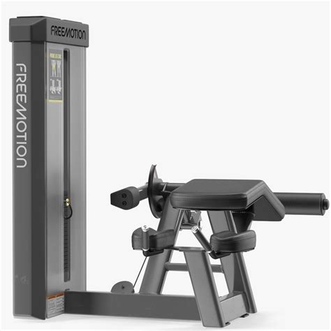 Grey Prone Leg Curl Trainer Freemotion Rigged for Maya 3D model | 3D ...