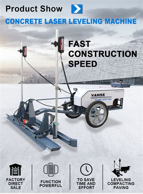 VANSE DZ25-2 Efficient Concrete Laser Leveling Machine For Sale ...