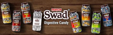Swad Kaccha Aam Candy (Chatpata Pulse Masala) 200 Toffee Jar & Swad ...