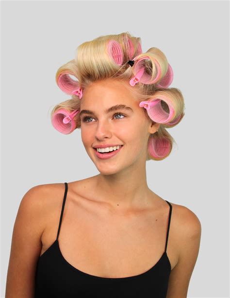 Velcro Rollers - Large | Velcro rollers, Bouncy hair, Roller set