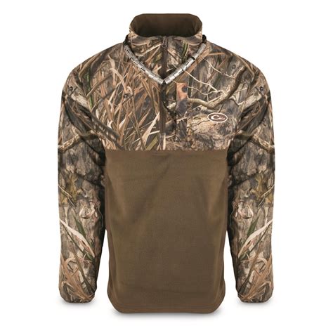 Drake Waterfowl Refuge Eqwader Quarter-zip Hunting Jacket - Walmart.com