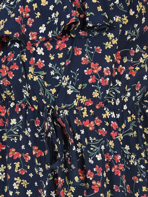 Girls Floral Printed One Shoulder Jumpsuit – Stylestone