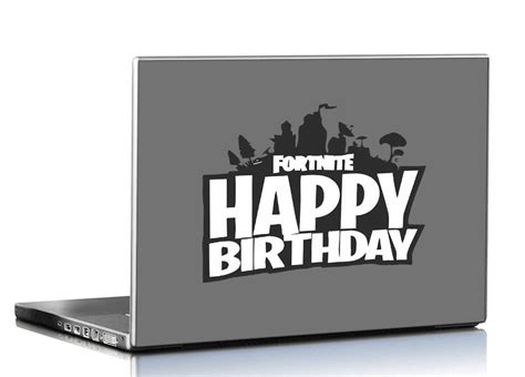 Spectrum Splash Music & Wall Art Fortnite Happy Birthday Sticker Set ...