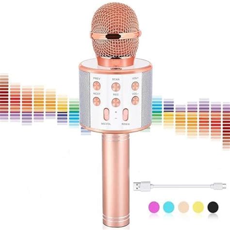 MOUSIKI® Combo Mini Mic Music Player Singing Recorder KTV Handheld ...
