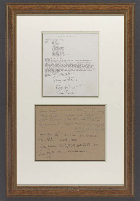 Original telex message from Major-General Sir Jeremy Moore to London ...