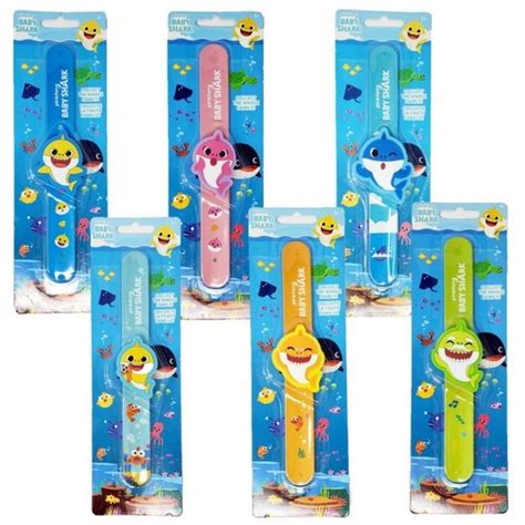 Buy Pinkfong Baby Shark Slap Bands : Complete Set of 6 NEW Online at ...