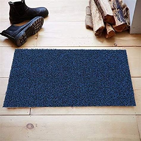 Buy Kuber Industries PVC Door Mat - 24" x 16 inches, Blue, Pack of 1 ...