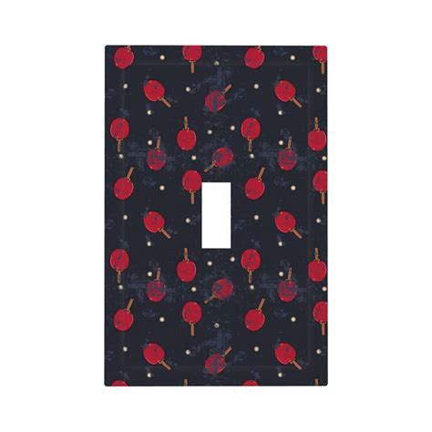 KLL Ping Pong Pattern Electrical Outlet Covers, 3" x 5" 1 Pack Electric ...