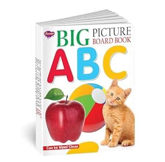Big Picture Board Book ABC | Can Be Wiped Clean [Hardcover] Sawan ...
