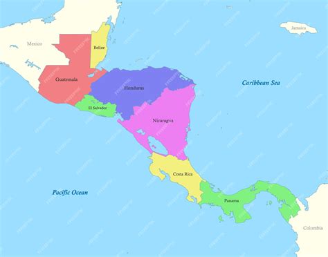 Guatemala On Central American Map