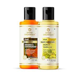 Buy Khadi Organique Orange & Lemongrass Body Wash With Honey & Vanilla ...