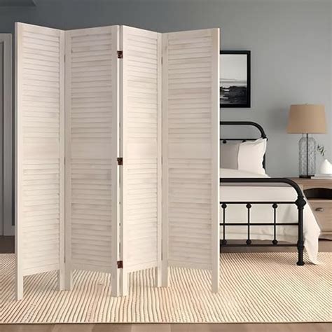 Home & Goods International Wooden Room Divider Partition - Foldable ...