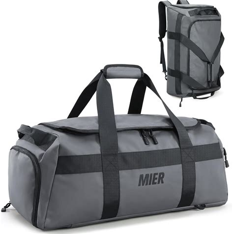 Amazon.com | MIER Gym Bag for Men Large Duffel Backpack with Shoe ...