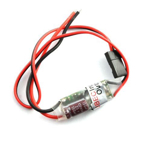 RLECS 5V 3A External UBEC Voltage Regulator Support 2S-5S Receiver ...