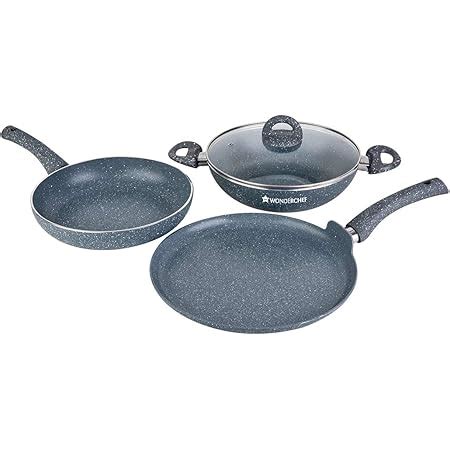 Buy Wonderchef Granite Non-Stick 6-Piece Casserole Set with Lids ...