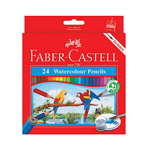 Faber Castell Watercolour Pencils - 24 Colours – 1 Station Hub