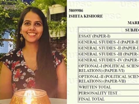 upsc civil services topper ishita kishore marksheet goes viral on ...