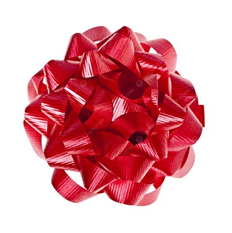 Red Christmas Gift Bow On White Gifts One Seasonal, Xmas, Wrapping ...
