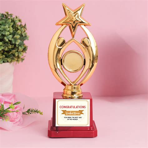Best Dad Trophy Gift | Congrats Winner – OyeHappy – Oye Happy