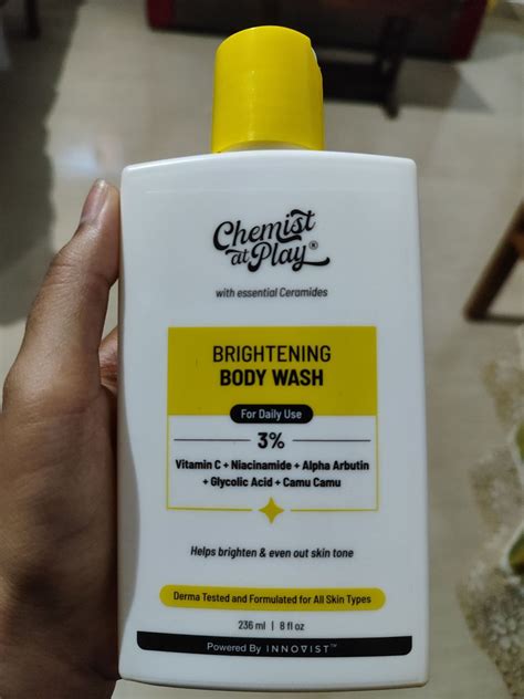 Chemist At Play Brightening Body Wash With 2% Vitamin C + Niacinamide ...