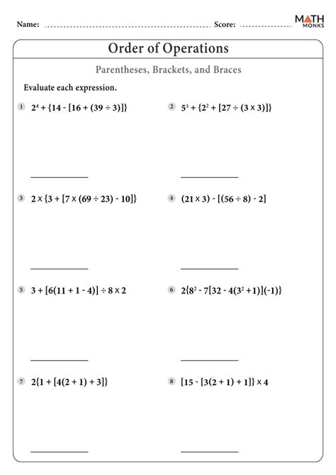 Image result for Order of Operation in Math Problem