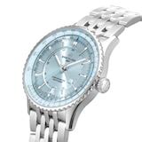 Breitling Navitimer Automatic GMT 41mm Mens Watch Light Blue Stainless ...
