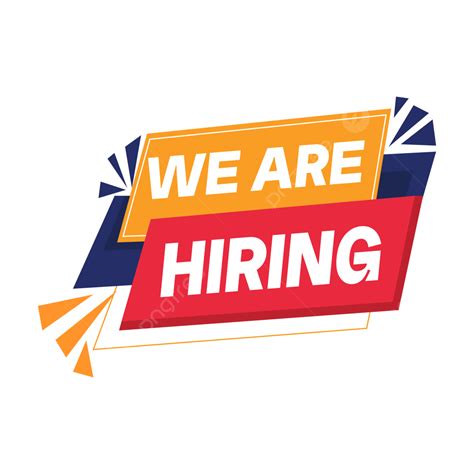 Minimal We Are Hiring Flat Design Free Vector And, We Are Hiring, We ...