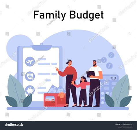 Financial Planning Personal Family Budget Development Stock Vector (Royalty Free) 2412988495 ...