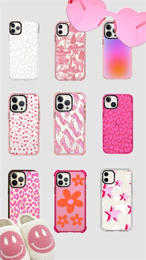 Preppy Pink and White Phone Cases by originallyviolet