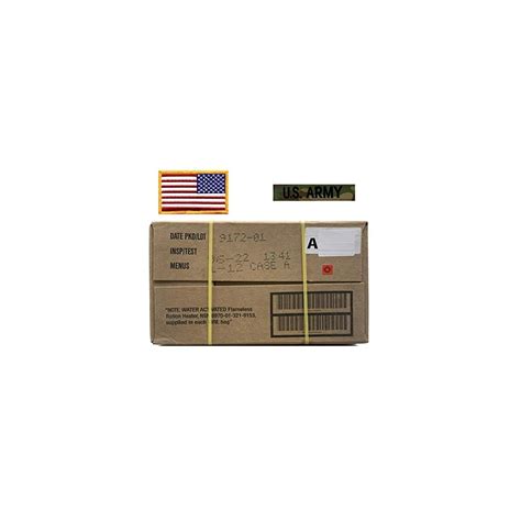 Buy MRE, Military Cases with American Flag Patch and Multicam US Army ...