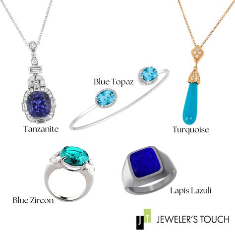 December Birthstones | Blue Topaz | Tanzanite | Turquoise | Blue Zircon ...