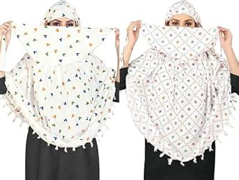 Buy Varkala Silk Women's Pack of 2 piece Soft Cotton Scarf Cum Hijab ...
