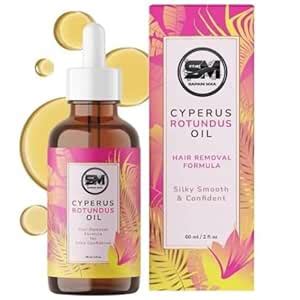 SAPANI MXA Cyperus Rotundus Natural Body Hair Reduction Oil, Slows ...
